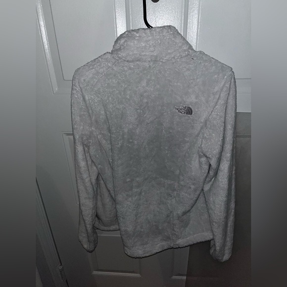 The North Face Osito white soft fleece full zip up. EUC! - Picture 3 of 4